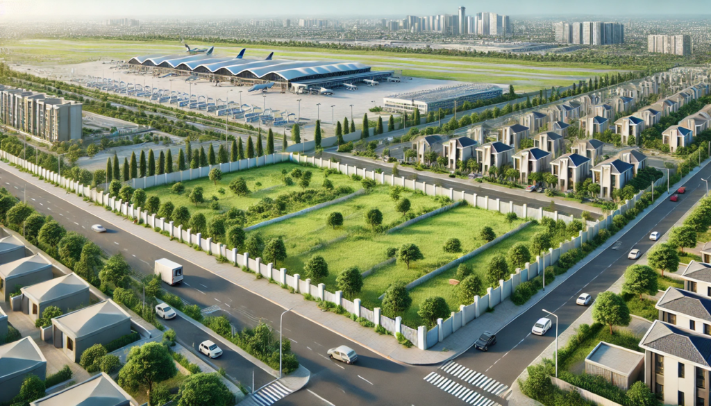 Plots near jewar international airport